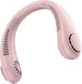 Draagbare Nekventilator Roze – Draadloos & Oplaadbaar – Bladloos Design – 3000mAh Batterij – 3 Standen